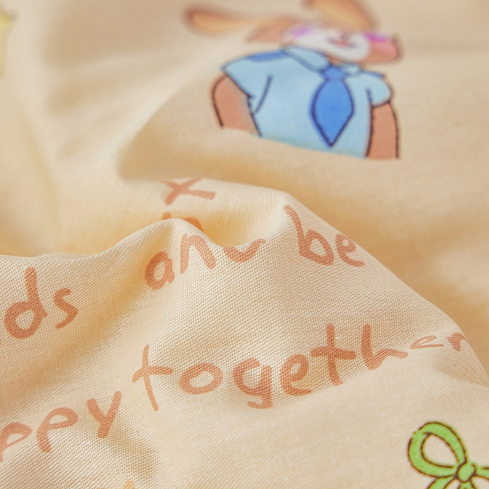 91家纺网 家纺一手货源 找家纺 尊妙被业 2026新款小清新花卉里外全棉纯棉棉花被夏被夏凉被空调被 兔子警官