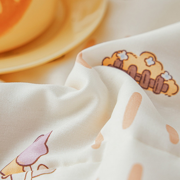 91家纺网 家纺一手货源 找家纺 尊妙被业 2026新款小清新花卉里外全棉纯棉棉花被夏被夏凉被空调被 熊仔小汽车