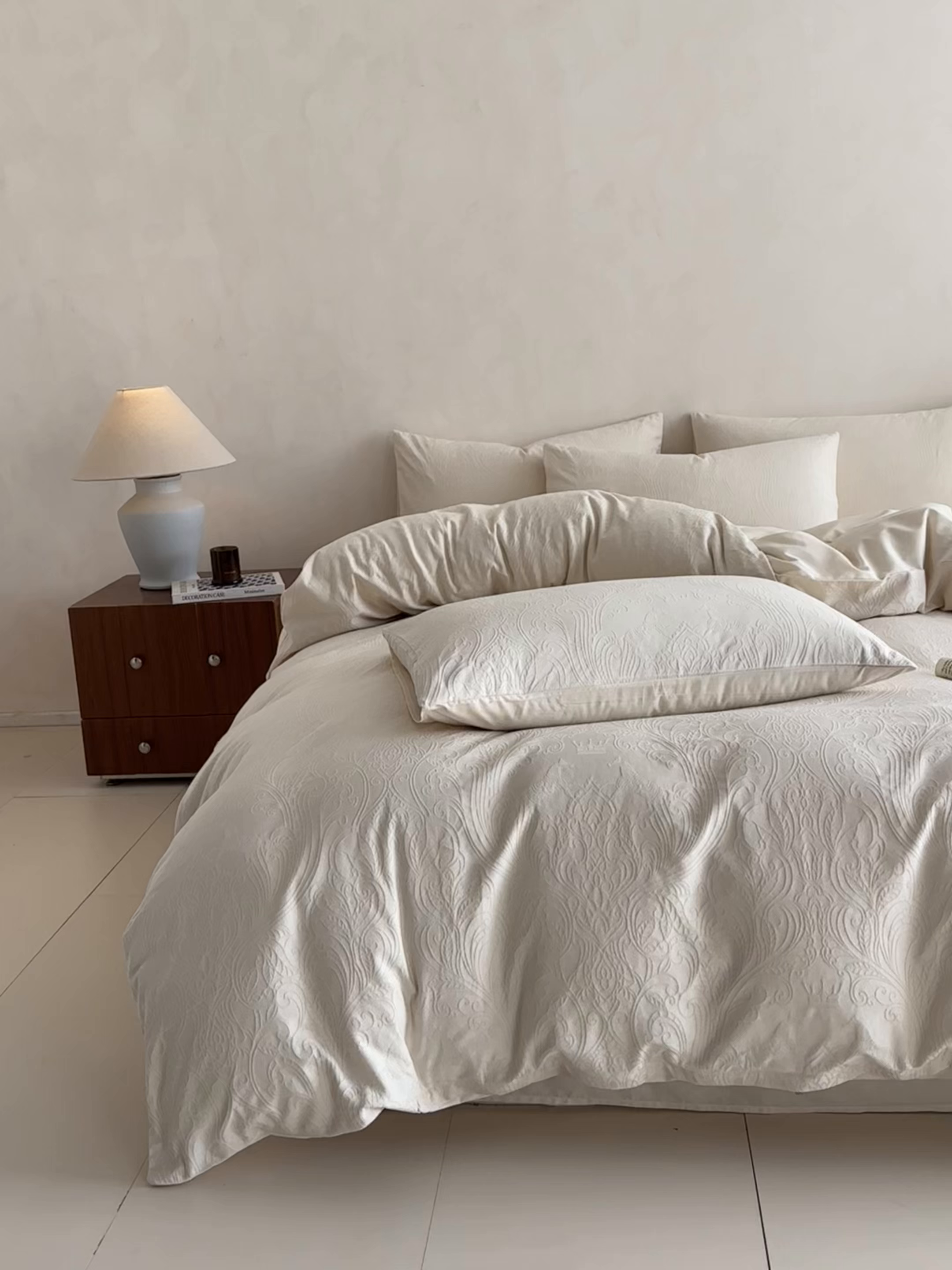 91家纺网 家纺一手货源 找家纺 （总）眠博士 2026新款全棉纯棉水洗立体提花四件套