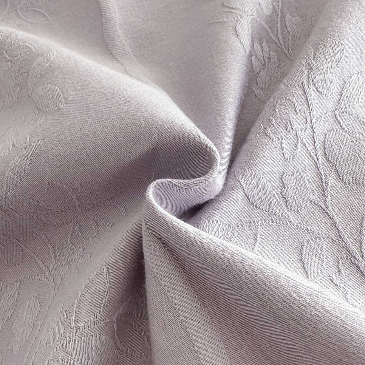 91家纺网 家纺一手货源 找家纺 眠博士 2026新款全棉纯棉水洗立体提花四件套 花间梦-紫