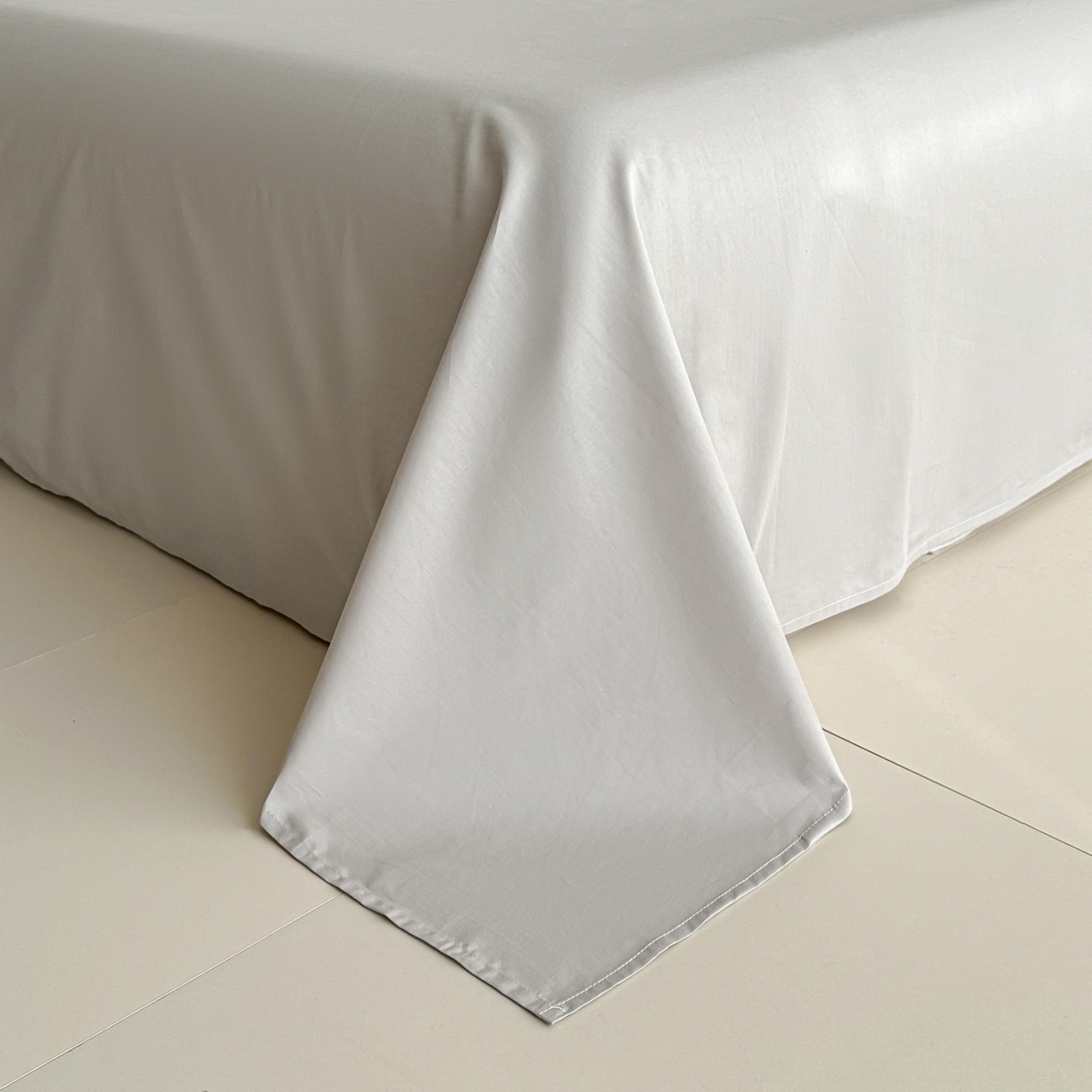 91家纺网 家纺一手货源 找家纺 眠博士 2026新款全棉纯棉水洗立体提花四件套 月岛弥生-灰