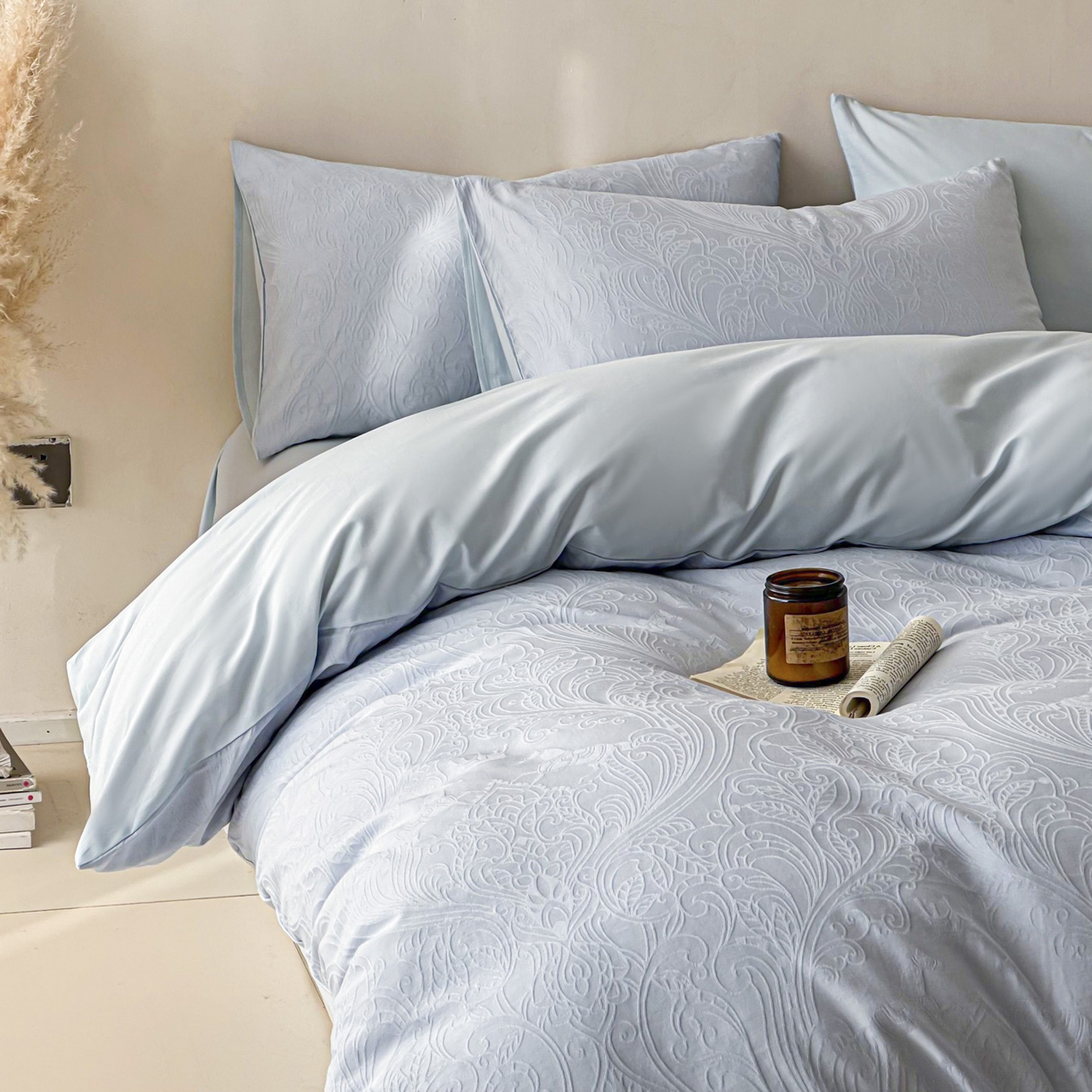 91家纺网 家纺一手货源 找家纺 （总）眠博士 2026新款全棉纯棉水洗立体提花四件套