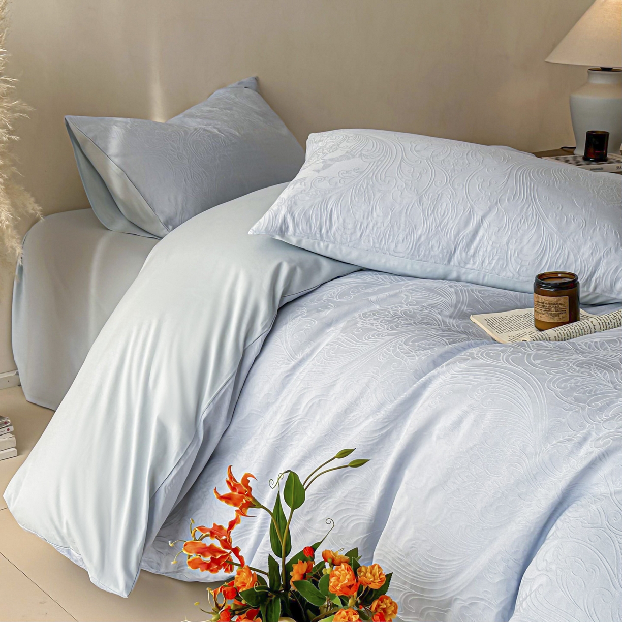 91家纺网 家纺一手货源 找家纺 （总）眠博士 2026新款全棉纯棉水洗立体提花四件套