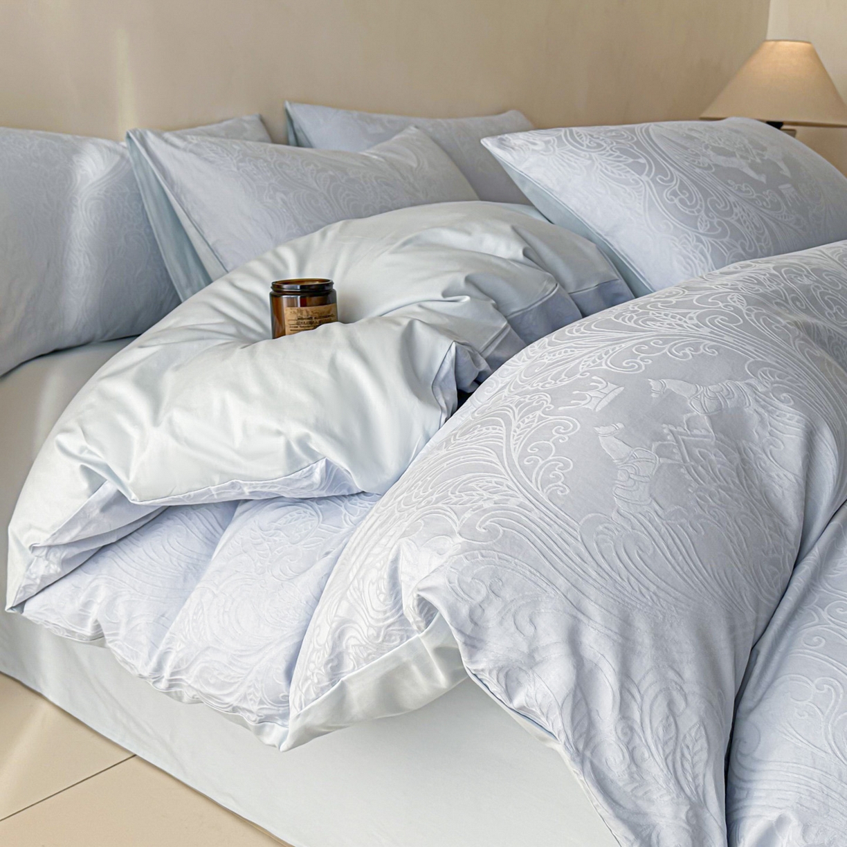 91家纺网 家纺一手货源 找家纺 （总）眠博士 2026新款全棉纯棉水洗立体提花四件套