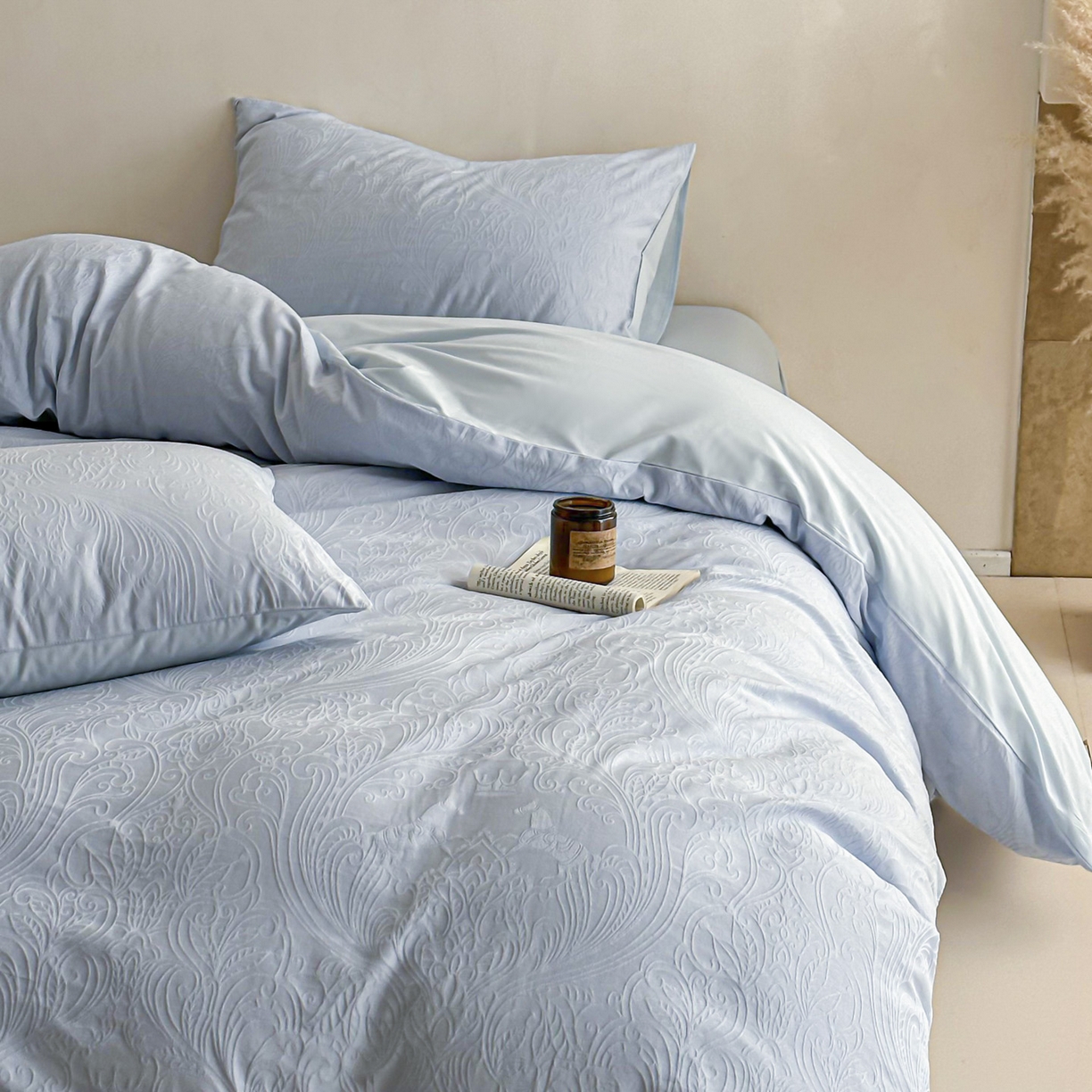 91家纺网 家纺一手货源 找家纺 （总）眠博士 2026新款全棉纯棉水洗立体提花四件套