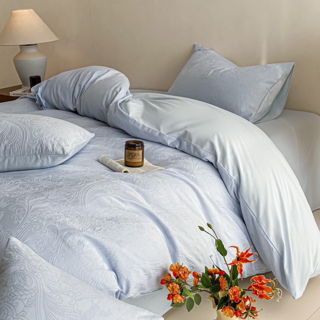 91家纺网 家纺一手货源 找家纺 （总）眠博士 2026新款全棉纯棉水洗立体提花四件套