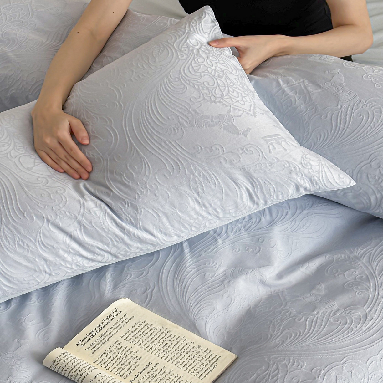 91家纺网 家纺一手货源 找家纺 （总）眠博士 2026新款全棉纯棉水洗立体提花四件套