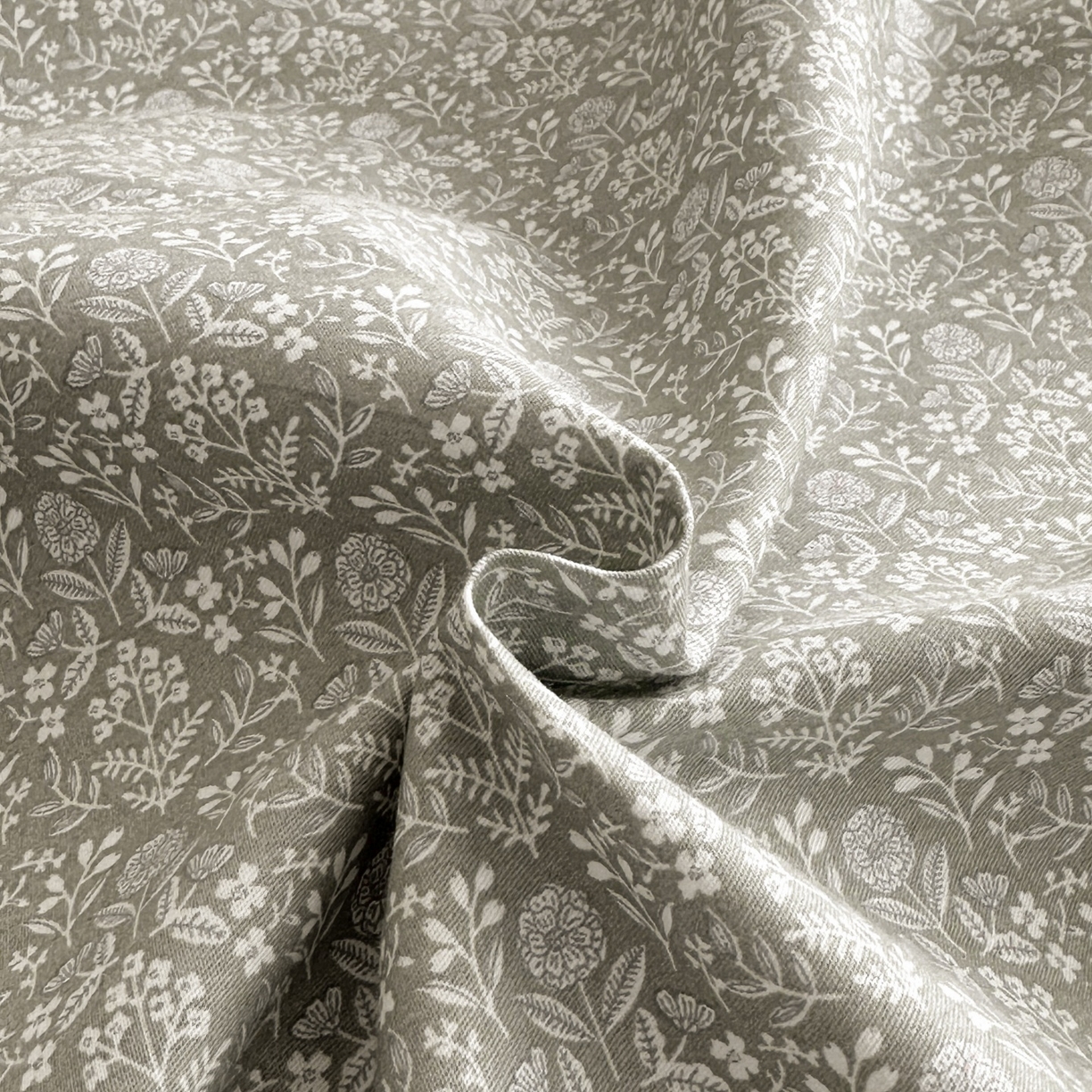 91家纺网 家纺一手货源 找家纺 羚羊语家纺 2026新款全棉毛球款四件套40支纯棉轻奢13372小清新喷气印花四件套被套床单床笠三件套 浮世绘