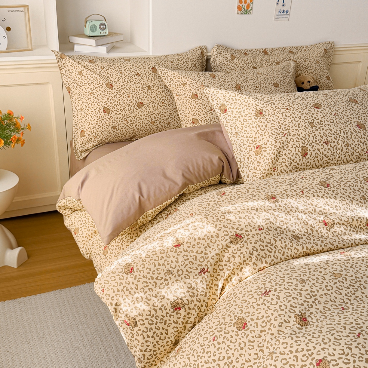 91家纺网 家纺一手货源 找家纺 （总）梦纤绒 2026新款高克重古法水洗棉四件套