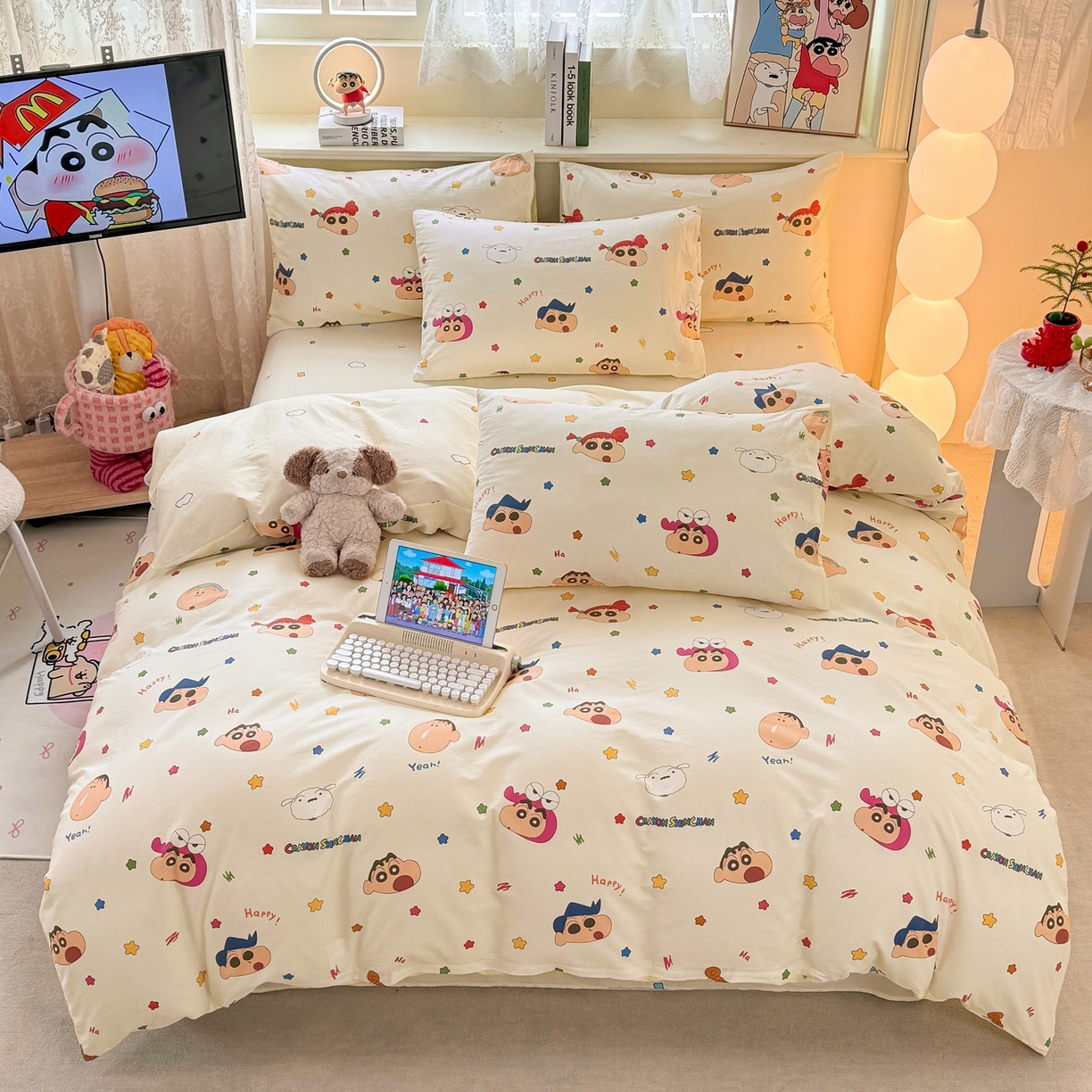 91家纺网 家纺一手货源 找家纺 （总）博雅 2025新款吉伊卡哇正版授权高克重牛奶绒羊羔绒毛毯-开心吉伊卡哇