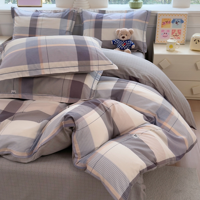 91家纺网 家纺一手货源 找家纺 铭博家纺 2026新款100%全棉纯棉四件套第一批 落日余晖