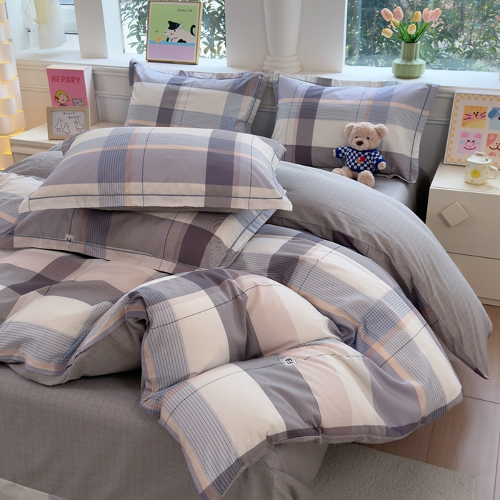 91家纺网 家纺一手货源 找家纺 铭博家纺 2026新款100%全棉纯棉四件套第一批 落日余晖