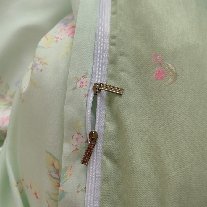 91家纺网 家纺一手货源 找家纺 铭博家纺 2026新款100%全棉纯棉四件套第一批 江南小调-绿