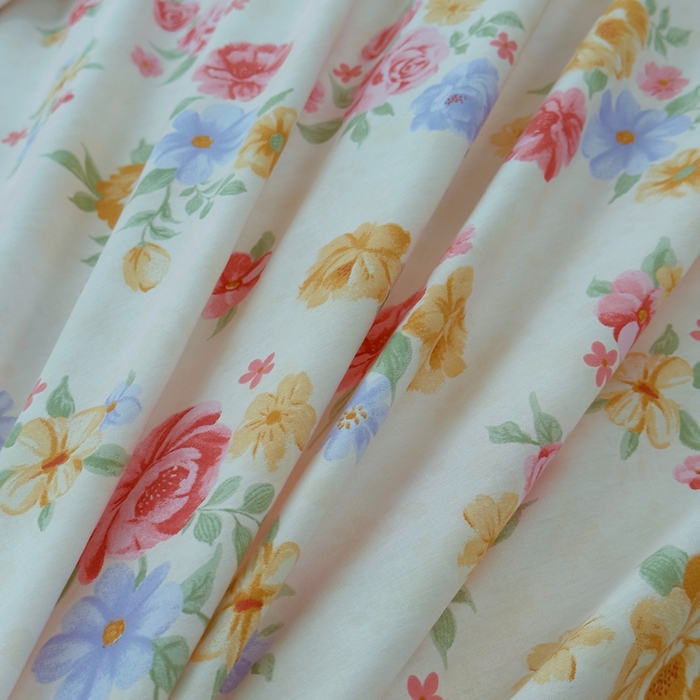 91家纺网 家纺一手货源 找家纺 铭博家纺 2026新款100%全棉纯棉四件套第一批 花萃清风-粉