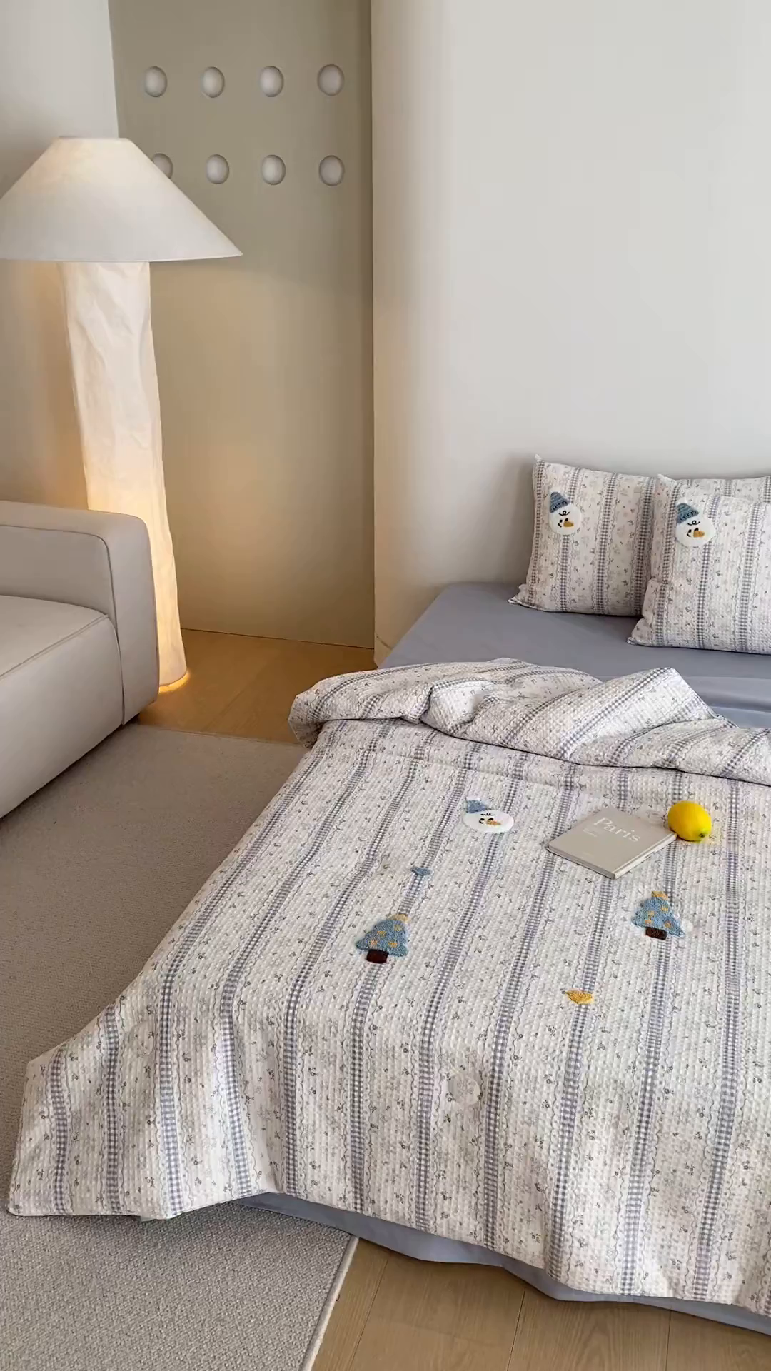 91家纺网 家纺一手货源 找家纺 （总）鸣升家纺 2026新款a类全棉华夫格贴布绣全棉夏被四件套空调被芯夏凉被棉花被