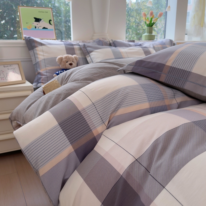 91家纺网 家纺一手货源 找家纺 铭博家纺 2026新款100%全棉纯棉单被套单品被套单件被套第一批 落日余晖