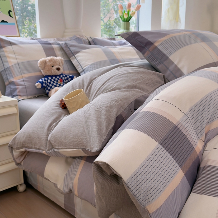 91家纺网 家纺一手货源 找家纺 铭博家纺 2026新款100%全棉纯棉单被套单品被套单件被套第一批 落日余晖