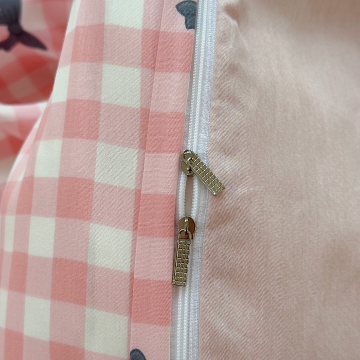 91家纺网 家纺一手货源 找家纺 铭博家纺 2026新款100%全棉纯棉单被套单品被套单件被套第一批 舒芙蕾-红