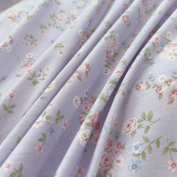 91家纺网 家纺一手货源 找家纺 铭博家纺 2026新款100%全棉纯棉单被套单品被套单件被套第一批 云梦海棠-紫