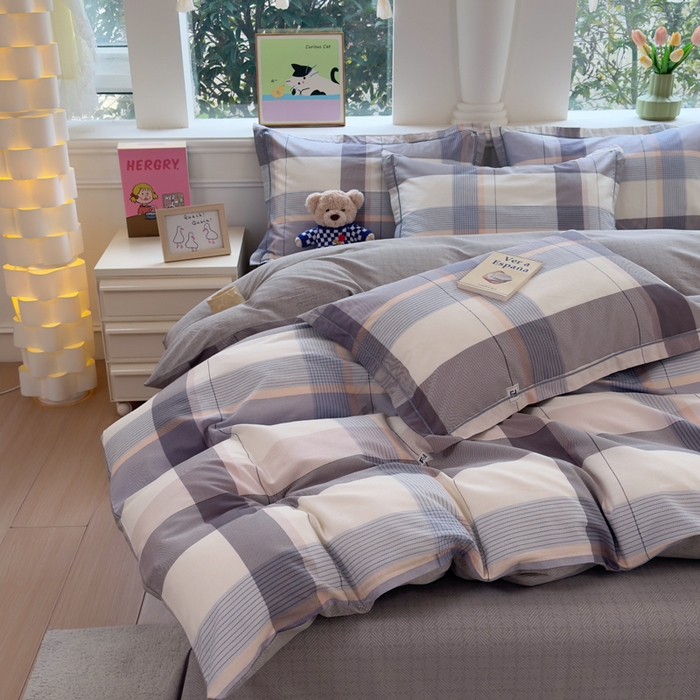 91家纺网 家纺一手货源 找家纺 铭博家纺 2026新款100%全棉纯棉单被套单品被套单件被套第一批 落日余晖