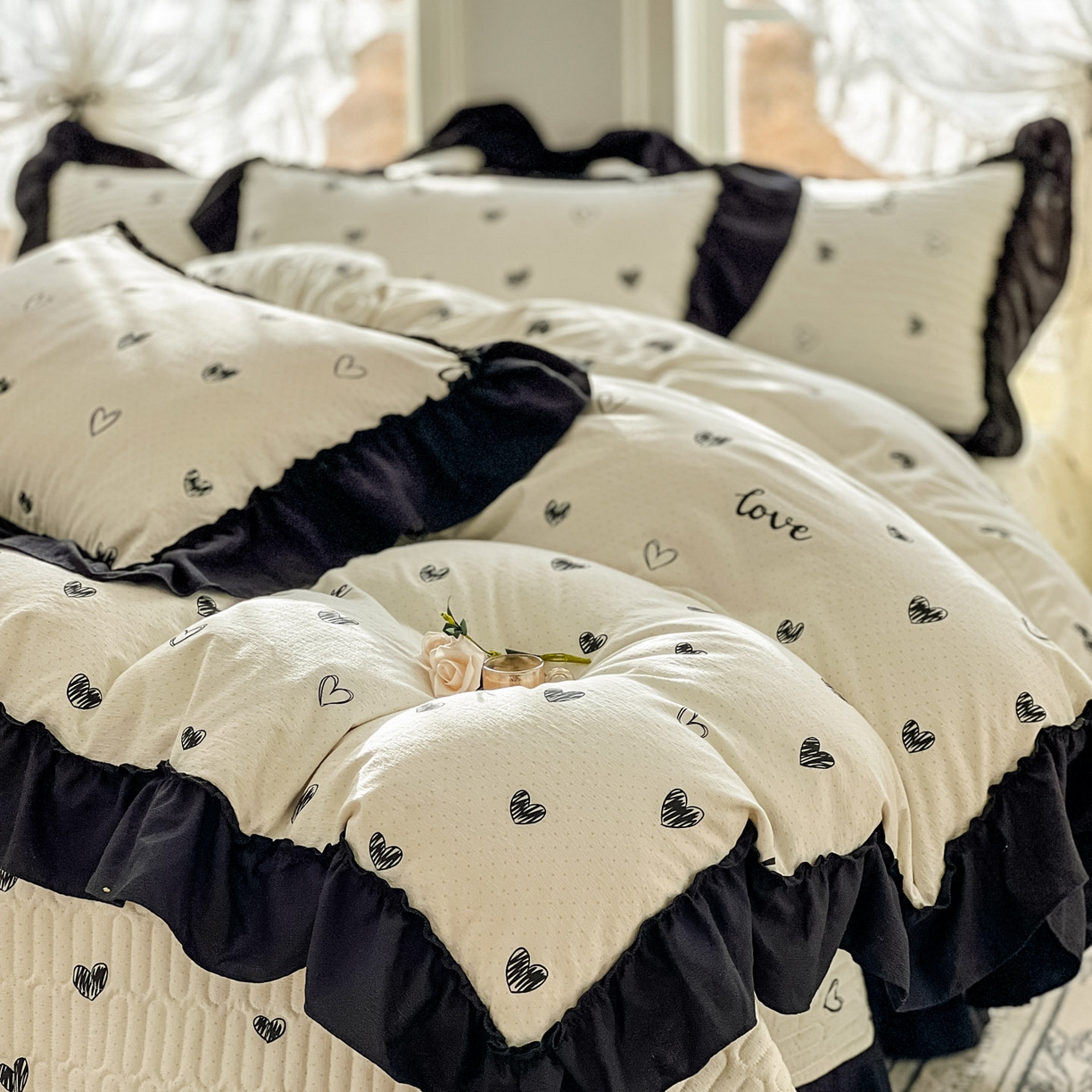 91家纺网 家纺一手货源 找家纺 （总）美梦家纺 2026新款赫本风云感棉床盖四件套