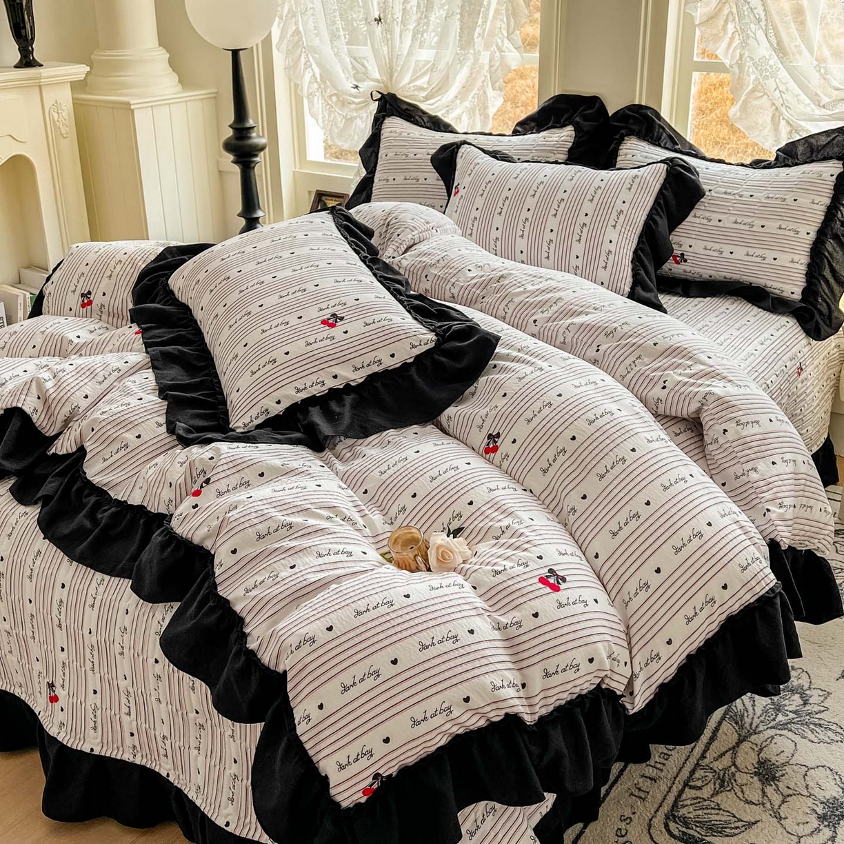 91家纺网 家纺一手货源 找家纺 （总）美梦家纺 2026新款赫本风云感棉床盖四件套