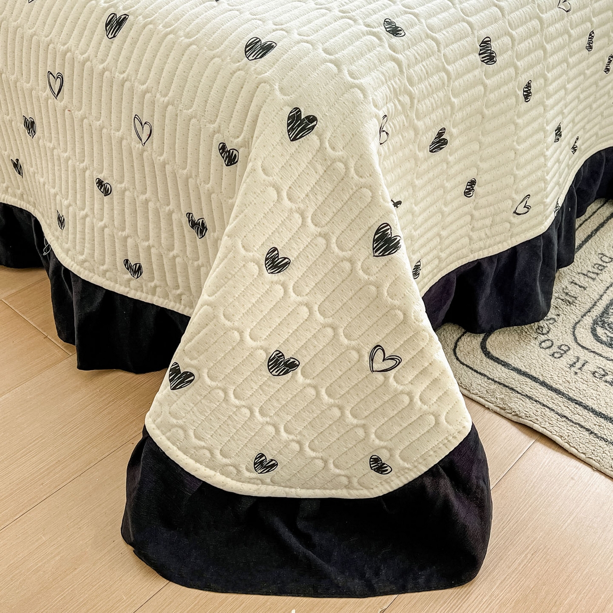 91家纺网 家纺一手货源 找家纺 （总）美梦家纺 2026新款赫本风云感棉床盖四件套