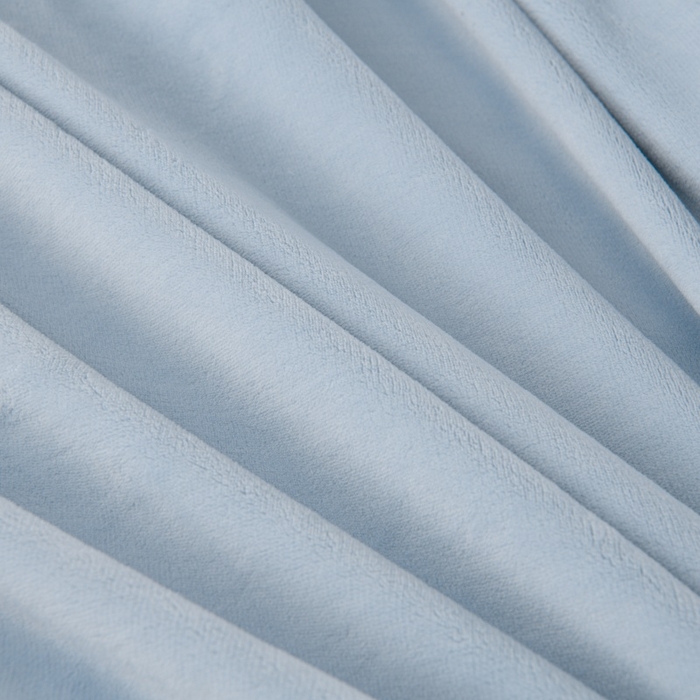 91家纺网 家纺一手货源 找家纺 优家居工厂店 2026新款240克高克重牛奶绒韩版刺绣花牛奶绒夹棉床盖四件套 栀子花-浅蓝