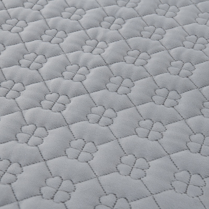 91家纺网 家纺一手货源 找家纺 优家居工厂店 2026新款240克高克重牛奶绒韩版牛奶绒夹棉床盖三件套床裙三件套直播热款-栀子花 栀子花-灰色