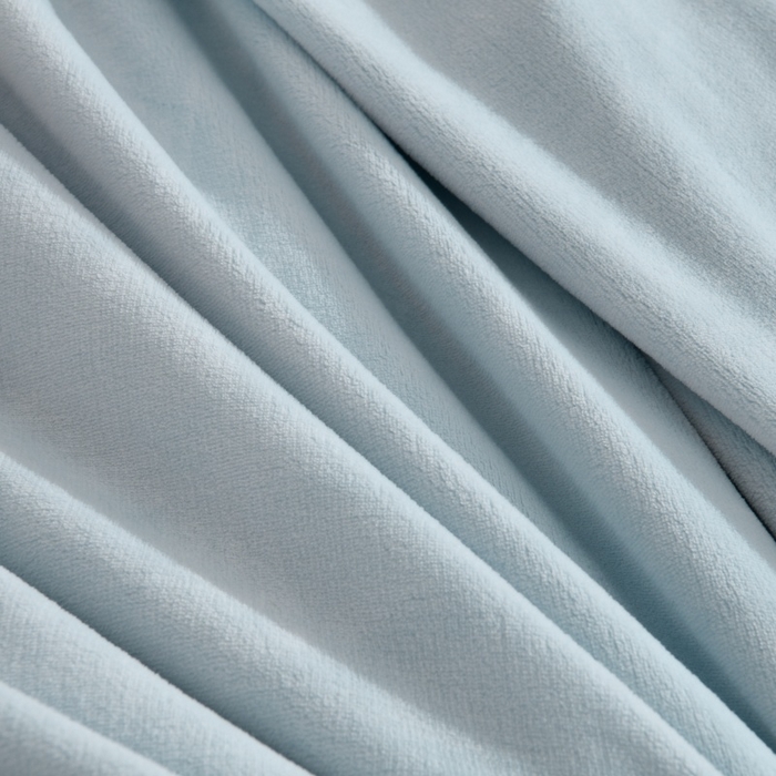 91家纺网 家纺一手货源 找家纺 优家居工厂店 2026新款加厚兔毛绒四件套 水波兔-蓝