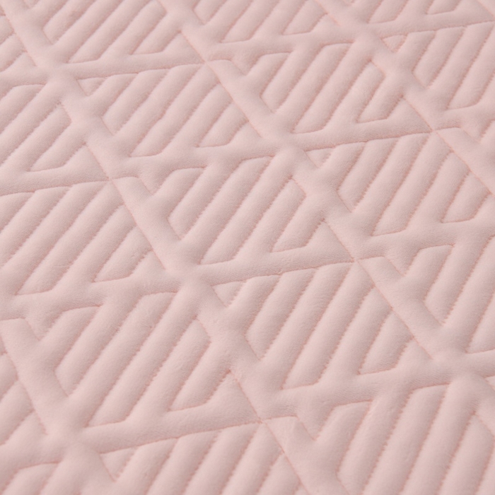 91家纺网 家纺一手货源 找家纺 优家居工厂店 2026新品240克高克重牛奶绒韩版牛奶绒夹棉床裙四件套床裙三件套直播热款-东方韵 东方韵-浅粉