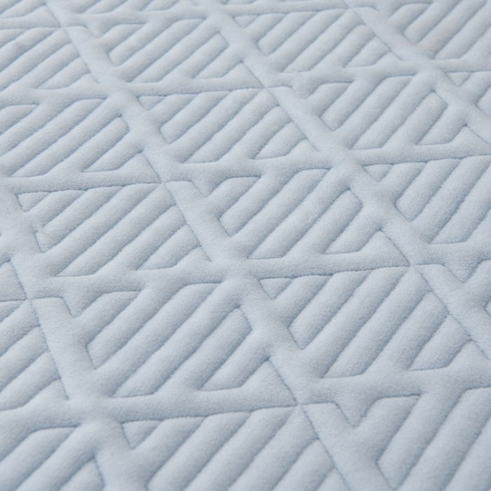 91家纺网 家纺一手货源 找家纺 优家居工厂店 2026新品240克高克重牛奶绒韩版牛奶绒夹棉床裙四件套床裙三件套直播热款-东方韵 东方韵-浅蓝