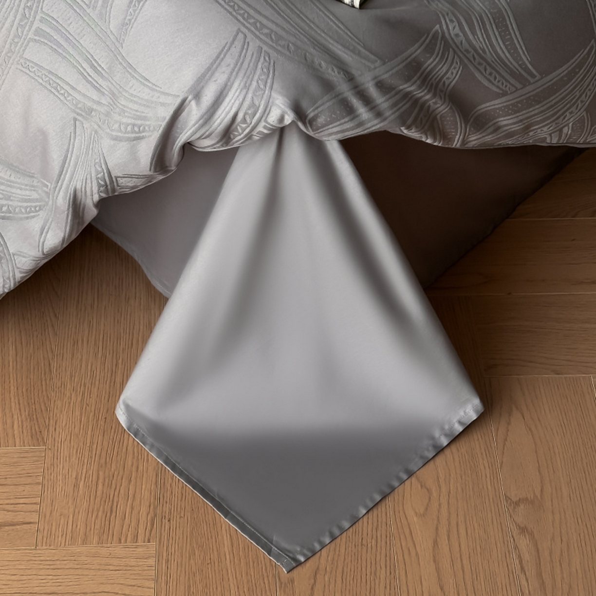 91家纺网 家纺一手货源 找家纺 （总）涵美人家纺 2025新款长绒棉真50双股高支全棉提花四件套纯棉