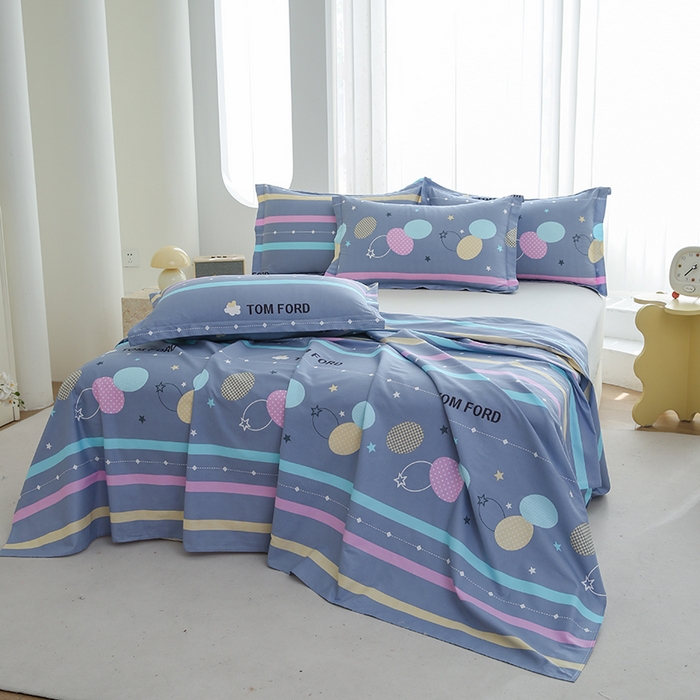 91家纺网 家纺一手货源 找家纺 （总）优家居工厂店 2026新款13360纯棉床单单件印花全棉加厚大学生宿舍三件套