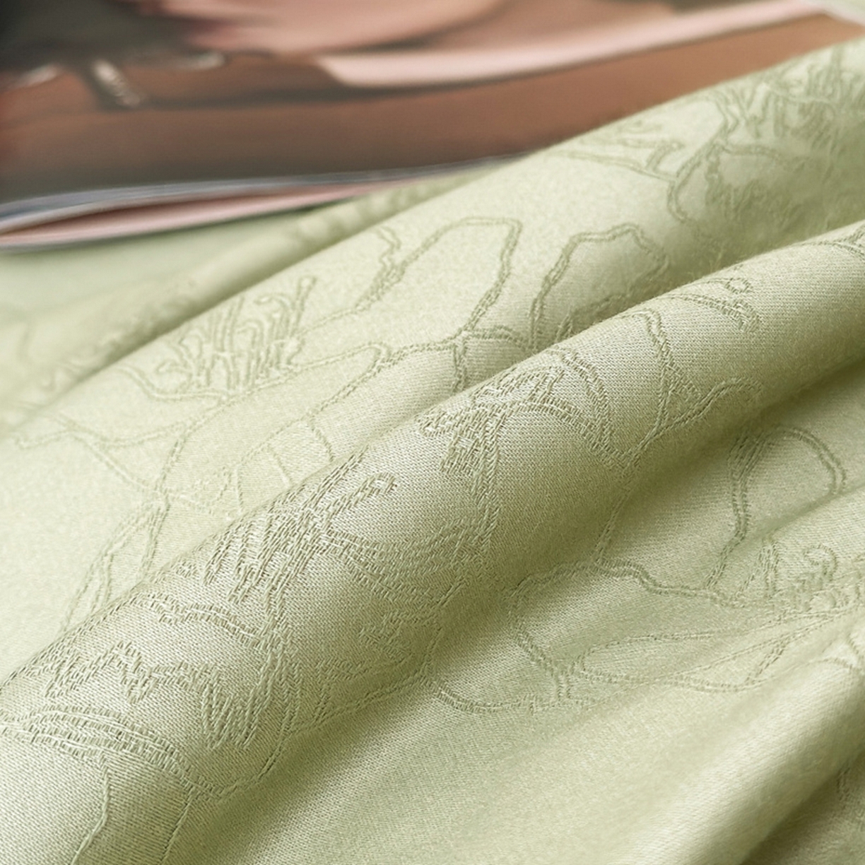 91家纺网 家纺一手货源 找家纺 涵美人家纺 2025新款长绒棉真50双股高支全棉提花四件套纯棉 梦兰118