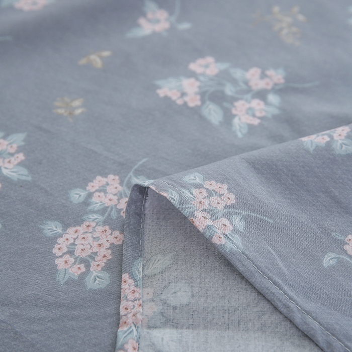 91家纺网 家纺一手货源 找家纺 优家居工厂店 2026新款13360纯棉床单单件印花全棉加厚大学生宿舍三件套 柏林花涧-蓝