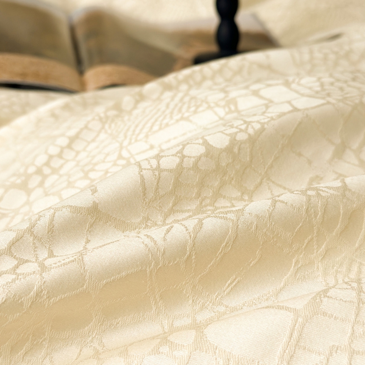 91家纺网 家纺一手货源 找家纺 涵美人家纺 2025新款长绒棉真50双股高支全棉提花四件套纯棉 喜玛034