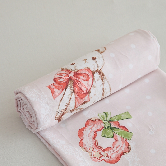 91家纺网 家纺一手货源 找家纺 优家居工厂店 2026新款13360纯棉床单单件印花全棉加厚大学生宿舍三件套 爱丽丝熊