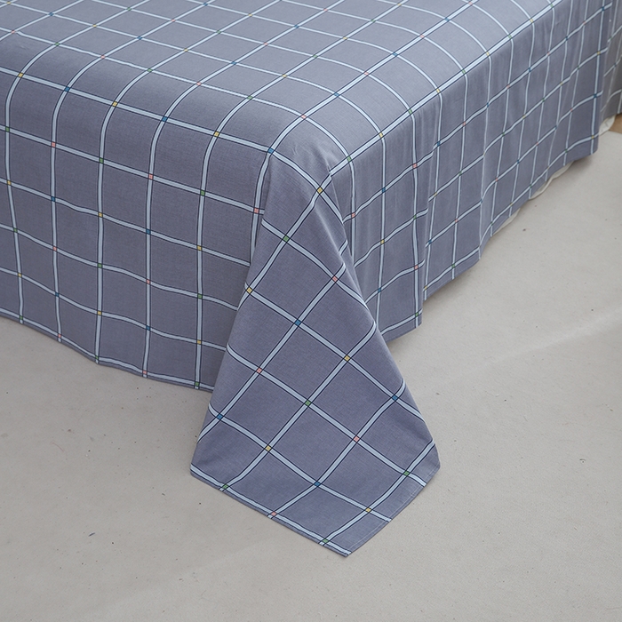 91家纺网 家纺一手货源 找家纺 优家居工厂店 2026新款13360纯棉床单单件印花全棉加厚大学生宿舍三件套 春风恋情