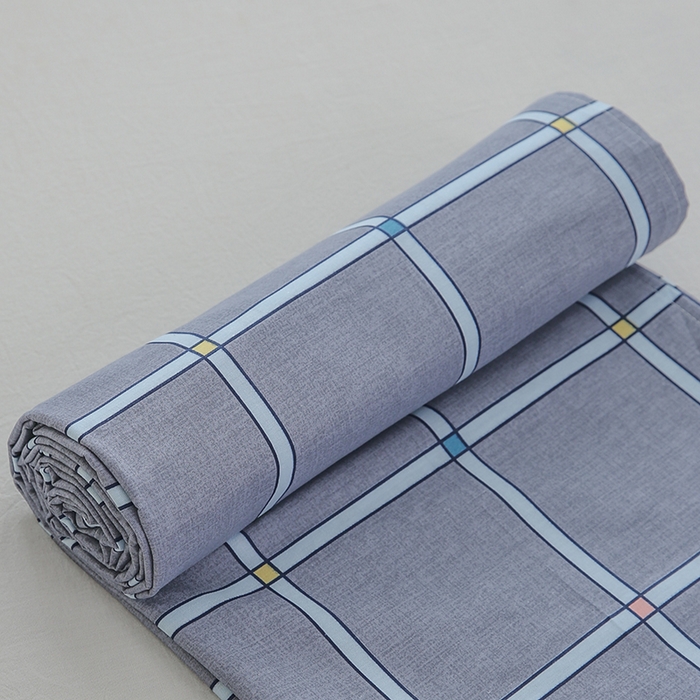 91家纺网 家纺一手货源 找家纺 优家居工厂店 2026新款13360纯棉床单单件印花全棉加厚大学生宿舍三件套 春风恋情