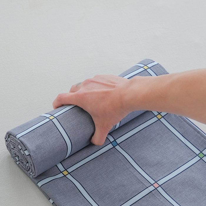 91家纺网 家纺一手货源 找家纺 优家居工厂店 2026新款13360纯棉床单单件印花全棉加厚大学生宿舍三件套 春风恋情