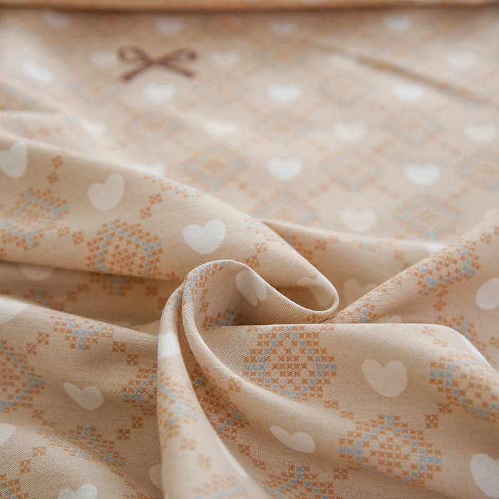 91家纺网 家纺一手货源 找家纺 优家居工厂店 2026新款13360纯棉床单单件印花全棉加厚大学生宿舍三件套 黛丽丝