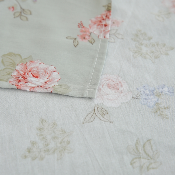 91家纺网 家纺一手货源 找家纺 优家居工厂店 2026新款13360纯棉床单单件印花全棉加厚大学生宿舍三件套 古香雅韵-绿