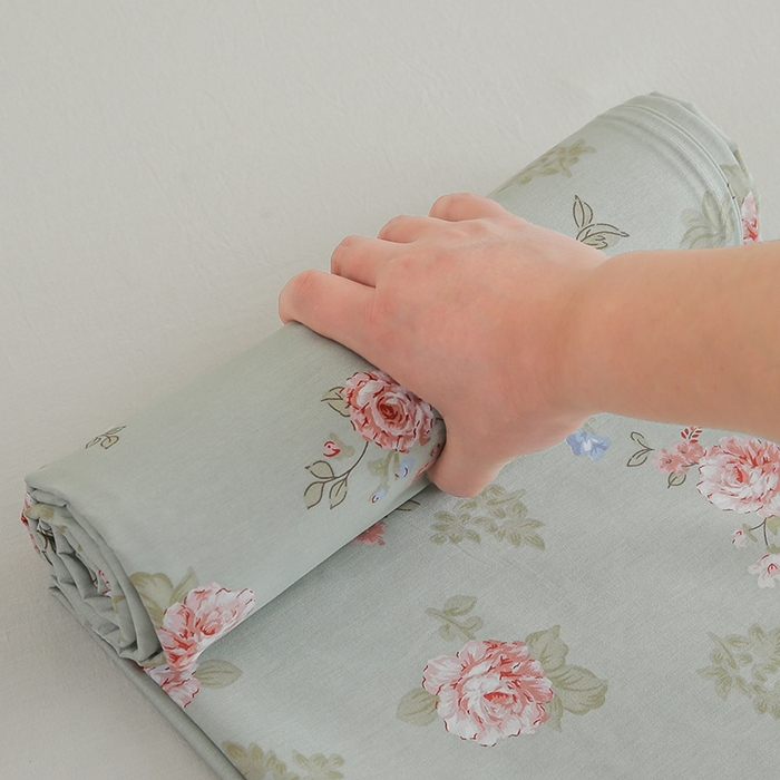 91家纺网 家纺一手货源 找家纺 优家居工厂店 2026新款13360纯棉床单单件印花全棉加厚大学生宿舍三件套 古香雅韵-绿