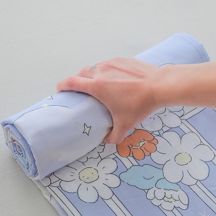 91家纺网 家纺一手货源 找家纺 优家居工厂店 2026新款13360纯棉床单单件印花全棉加厚大学生宿舍三件套 憨憨熊