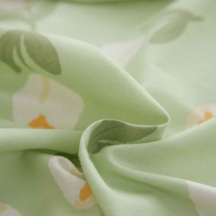 91家纺网 家纺一手货源 找家纺 优家居工厂店 2026新款13360纯棉床单单件印花全棉加厚大学生宿舍三件套 暖阳朵