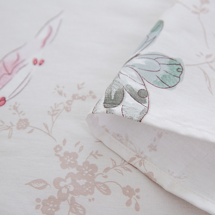 91家纺网 家纺一手货源 找家纺 优家居工厂店 2026新款13360纯棉床单单件印花全棉加厚大学生宿舍三件套 翩蝶