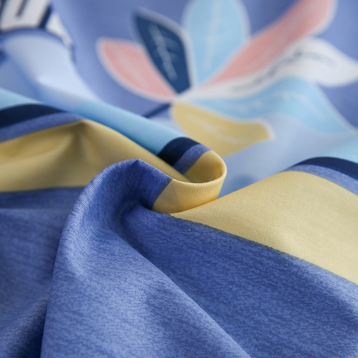 91家纺网 家纺一手货源 找家纺 优家居工厂店 2026新款13360纯棉床单单件印花全棉加厚大学生宿舍三件套 清风徐徐