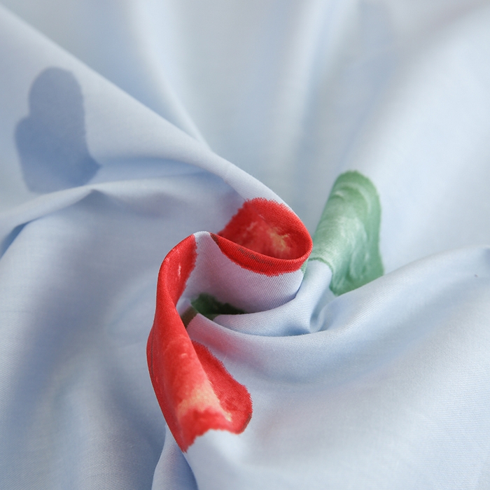 91家纺网 家纺一手货源 找家纺 优家居工厂店 2026新款13360纯棉床单单件印花全棉加厚大学生宿舍三件套 如梦花季