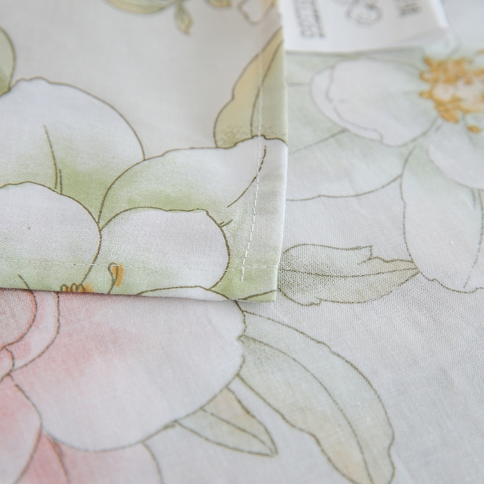 91家纺网 家纺一手货源 找家纺 优家居工厂店 2026新款13360纯棉床单单件印花全棉加厚大学生宿舍三件套 塞纳河畔